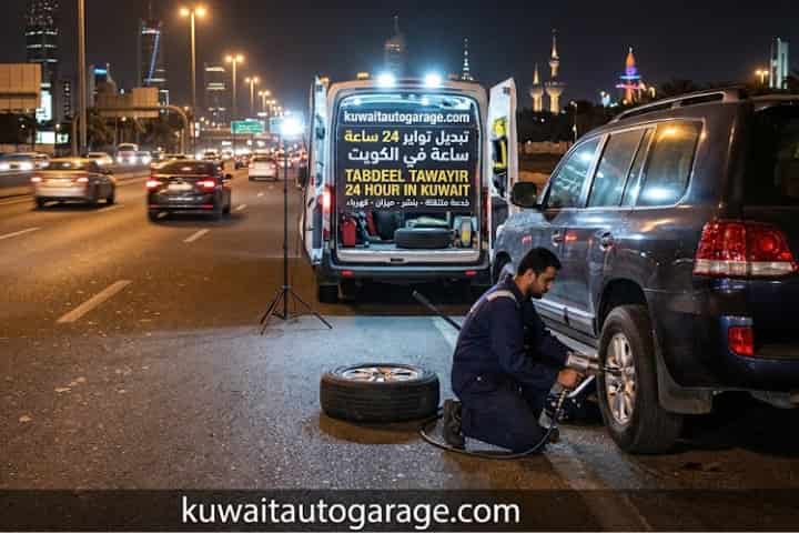 تبديل تواير 24 ساعة في الكويت