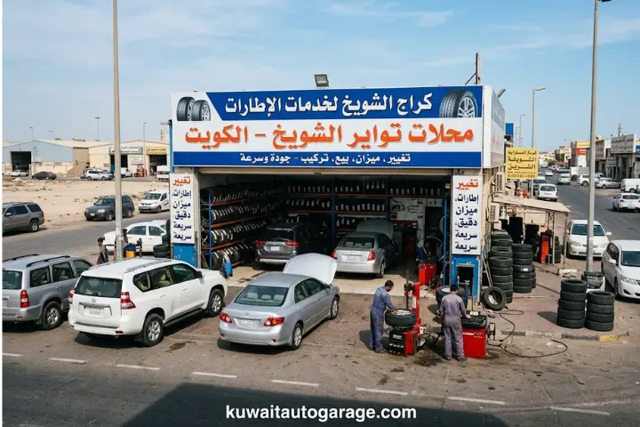 محل تواير الشويخ في الكويت 24 ساعة محل تواير الشويخ في الكويت 24 ساعة