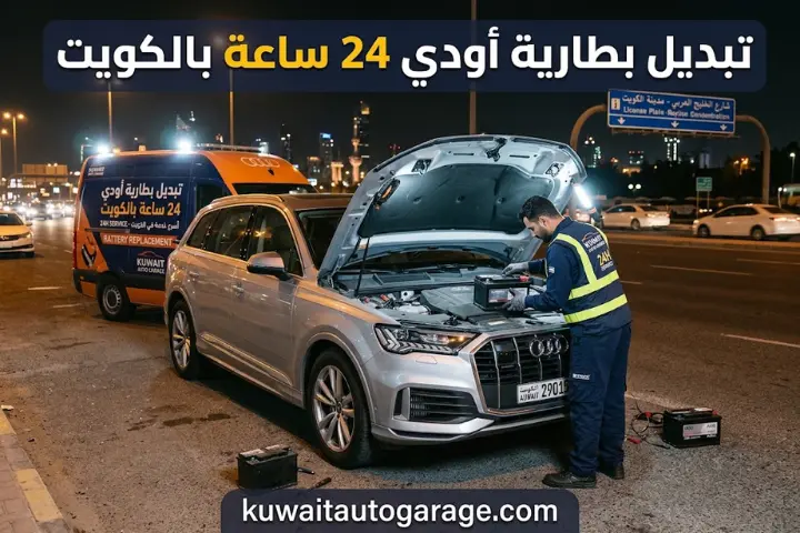 تبديل بطارية أودي 24 ساعة بالكويت