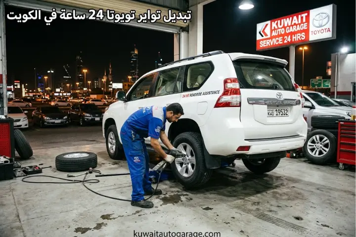 تبديل تواير تويوتا 24 ساعة في الكويت